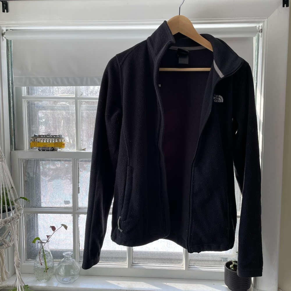 north face fleece zip up